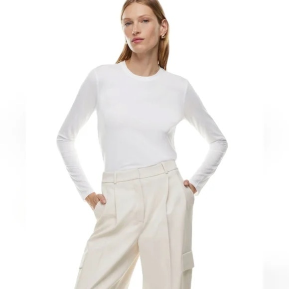 Babaton Tops - Babaton Aritzia Classic Crew Neck Long Sleeve